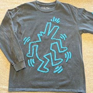 Vintage Keith Haring Lacoste Long Sleeve Tee